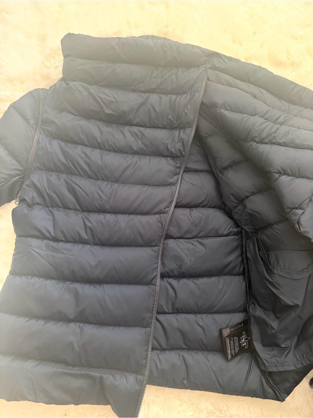 Mackage Navy Blue Quilted Puffer Jacket & Vest - Picture 6 of 8